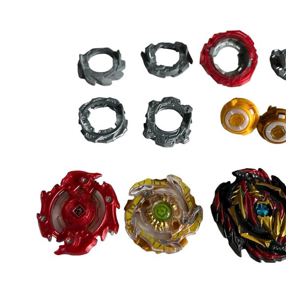 Beyblades Burst Tops Lot of 20 Parts Energy Layers Forge Discs Performance Tips - Picture 5 of 7
